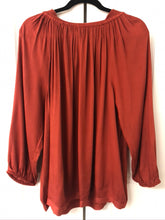 Load image into Gallery viewer, Mendocino Balloon Sleeve Top Rust