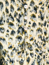 Load image into Gallery viewer, Leila Leopard Midi Dress Blue + Green