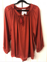 Load image into Gallery viewer, Mendocino Balloon Sleeve Top Rust