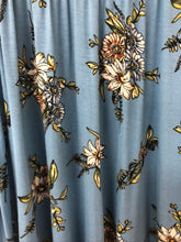 Load image into Gallery viewer, Fleur De France Blue Floral Off The Shoulder Top