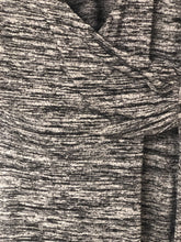 Load image into Gallery viewer, Mind Over Midi Heather Grey + Black Dress