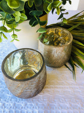 Load image into Gallery viewer, Mesmerizing Mercury Glass Votive Cup/Vase Set Of Two