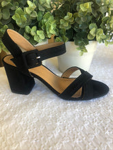 Load image into Gallery viewer, Capsule Suede-Like Chunky Heel Sandal