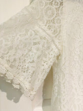 Load image into Gallery viewer, Graced With Lace Short Sleeve Blouse
