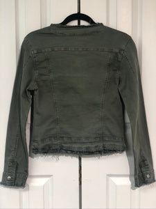 The Perfect Finish Cropped Jacket-Olive