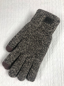 Men’s Frontier Gloves Heather Brown + Ivory