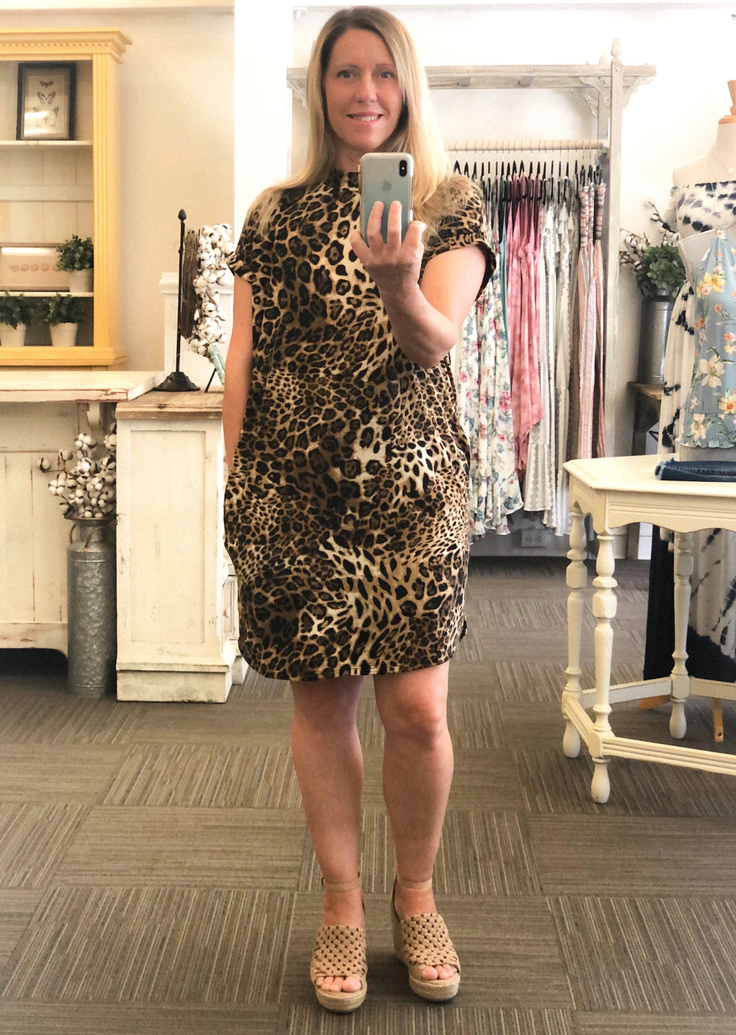 Wild Child Leopard Print Dress