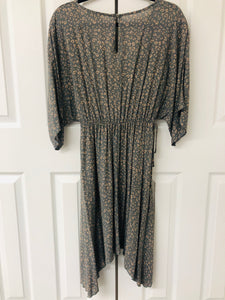 Sadie Sage + Cheetah Print Handkerchief Dress