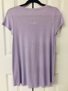 Simply Simple Basic Solid Tee Lavender