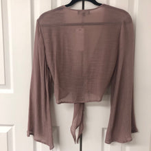 Load image into Gallery viewer, Wrapped In Love Dusty Mauve Bell Sleeve Wrap
