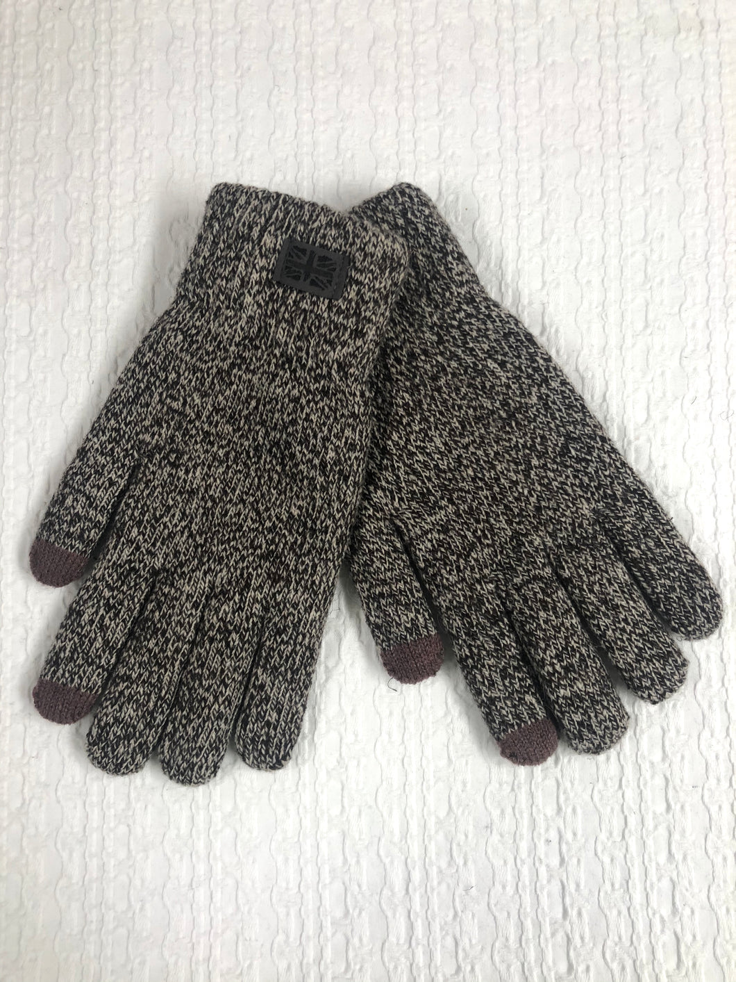 Men’s Frontier Gloves Heather Brown + Ivory