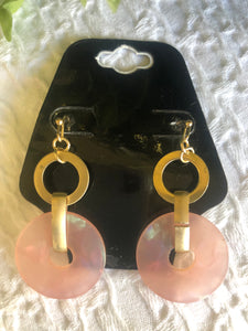 Cotton Candy Double Ring Earring